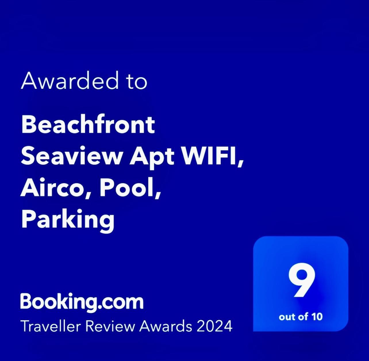 Beachfront Seaview Litoralmar Apt, Fast Wifi, Airco, Pool, Private Parking Portimão Exterior photo